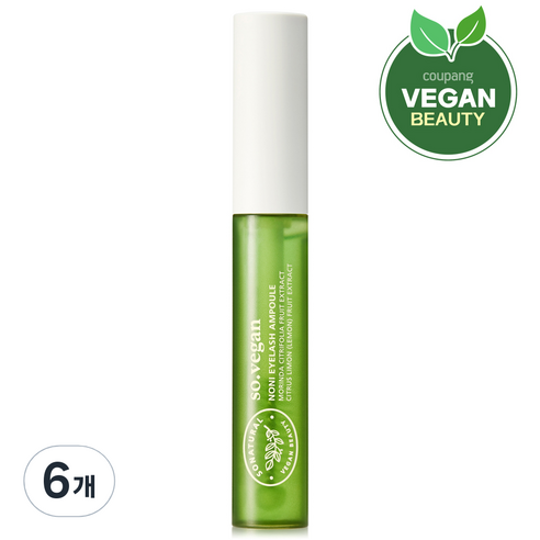 쏘내추럴 비건 노니 아이래쉬 앰플, 9ml, 6개