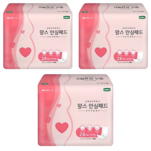 디펜드 산모용 맘스 안심 패드 일자형, FREE(onesize), 28개입, 3개