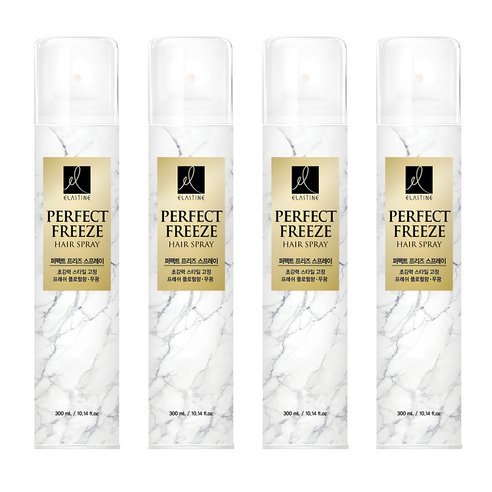엘라스틴 퍼펙트 프리즈 헤어 스프레이, 300ml, 4개