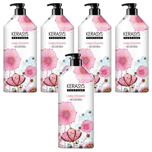 케라시스 퍼퓸 샴푸 러블리 앤 로맨틱향, 1.5L, 5개