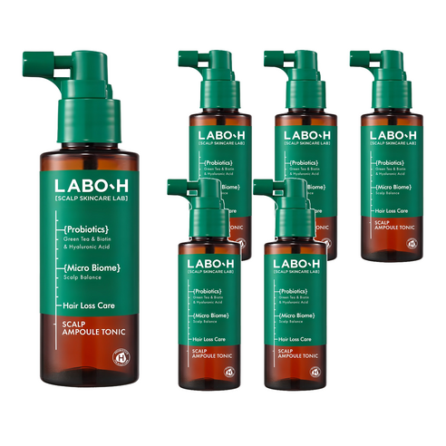 라보에이치 두피 집중영양 앰플 헤어토닉, 100ml, 6개