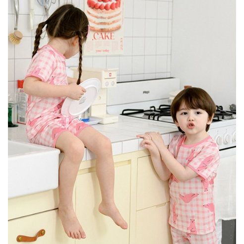 보누맘 에어매쉬 실내복으로 땀 걱정 없이 꿀잠!