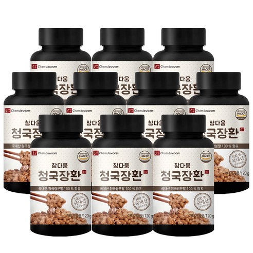 참다움 청국장환, 120g, 10개