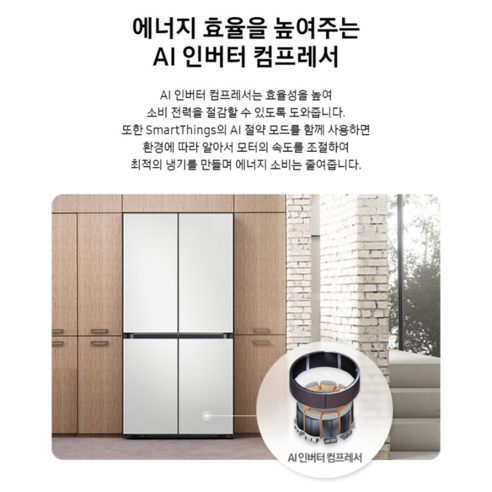 삼성 BESPOKE AI 냉장고, 당신의 주방을 예술로 승화시키다