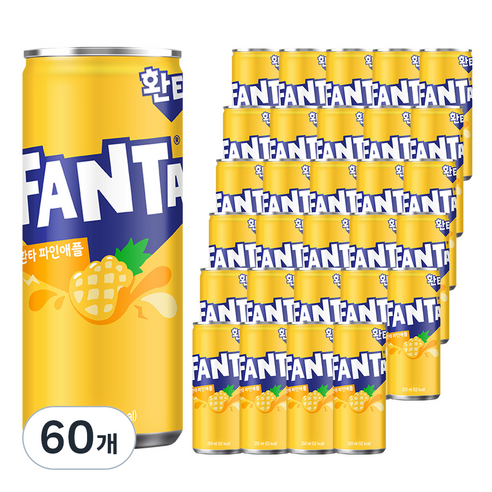 환타 파인애플, 250ml, 60개