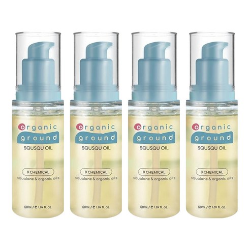 오가닉그라운드 스쿠스쿠오일, 50ml, 4개