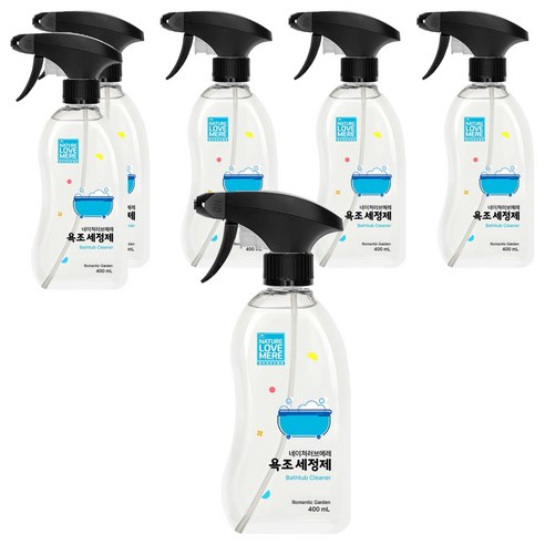 네이쳐러브메레 유아 욕조 세정제, 400ml, 6개