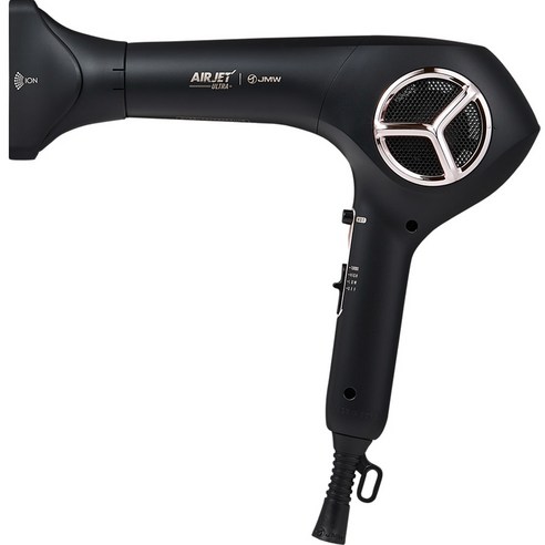   JMW Airjet Ultra Aviation Motor Hair Dryer 1650W, MS6031E, Black