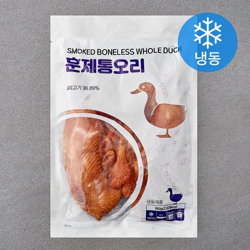 훈제 통오리 (냉동), 900g, 1개