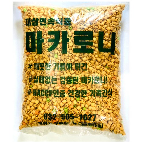 우리식품 마카로니, 1.2kg, 1개