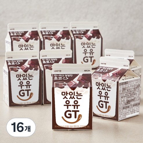 남양유업 맛있는우유 GT 초코, 300ml, 16개