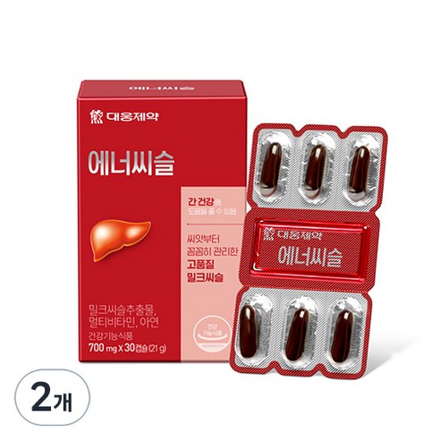 대웅제약 에너씨슬 밀크씨슬 간건강, 30정, 2개 허브/식물추출물 대웅제약 에너씨슬 밀크씨슬 간건강, 30정, 2개 허브/식물추출물
