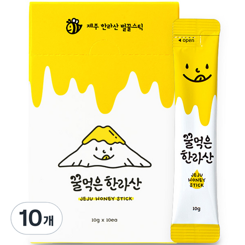 꿀먹은 한라산 사양벌꿀 스틱 10p, 100g, 10개