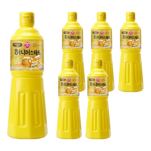 오뚜기 허니 머스타드 소스, 1.05kg, 6개