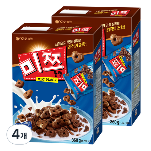 미쯔 시리얼팩, 360g, 4개