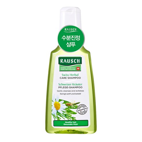 라우쉬 스위스 허벌 케어 수분 진정 샴푸, 200ml, 1개