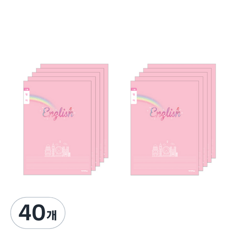 아이비스 여아용 초등3~6 영어노트 11604, 런던, 40개