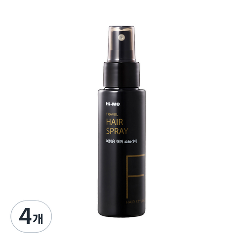 하이모 여행용 헤어스프레이, 75ml, 4개