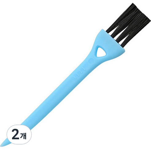 동그란주먹 면도기 틈새먼지 미니청소솔 블루블랙, 1개입, 2개