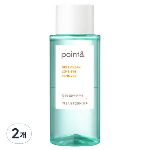 [비건뷰티] 포인트앤 딥클린 립 앤 아이 리무버, 300ml, 2개