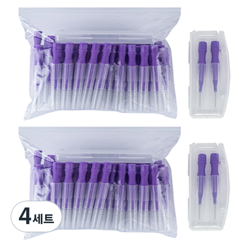 다덴 메디메이트 치간칫솔i형 4번100개 M 1.2mm, 4세트