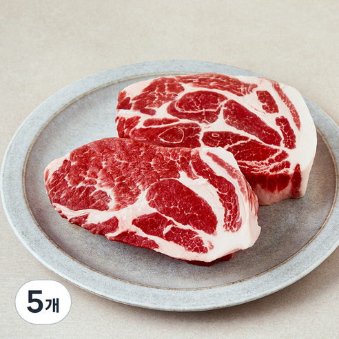 고급진 캐나다산 목살 보쌈용 (냉장), 5개, 1kg
