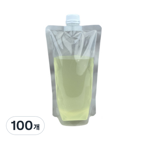 맘스퀴즈 스파우트 음료 파우치 500ml 22mm, 1개입, 100개
