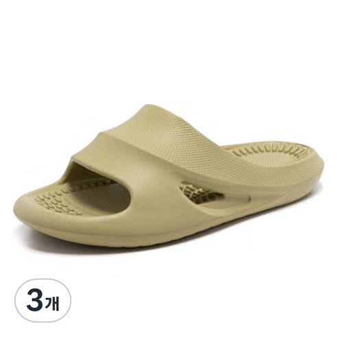 보니토리 발마사지 곡선 지압 슬리퍼 240mm, 그린, 3개