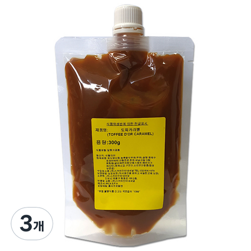 다하임 토피 카라멜 스프레드, 300g, 3개