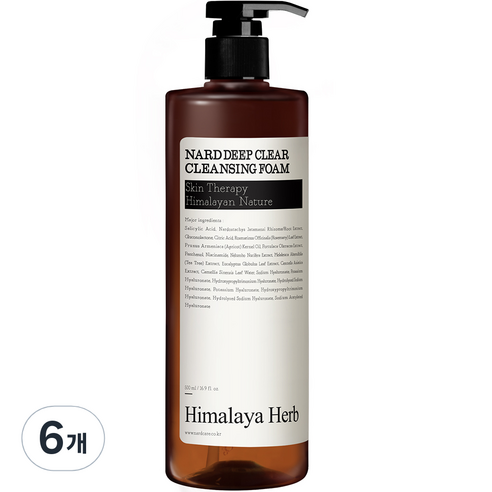 부케가르니 나드 AHA PHA 딥 클렌징 오일, 6개, 500ml