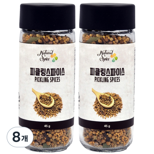 내츄럴스파이스 피클링스파이스, 45g, 8개