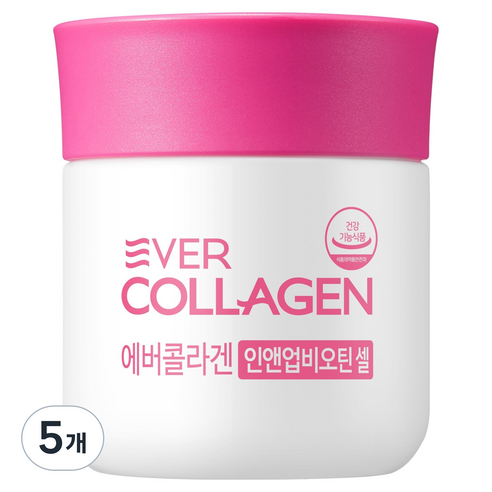 에버콜라겐 인앤업비오틴 셀 4주분, 56정, 5개