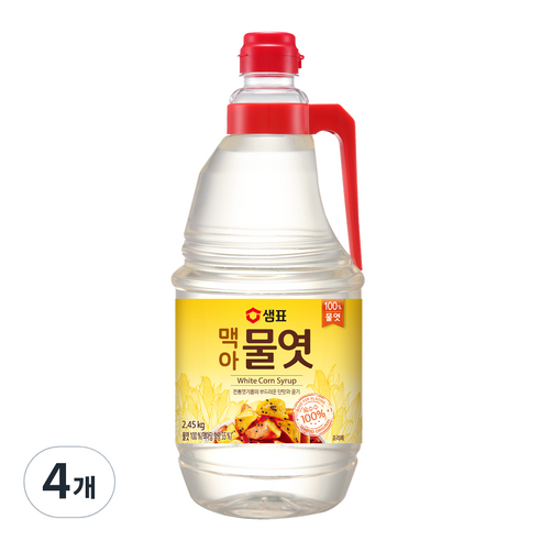 샘표 물엿, 2.45kg, 4개