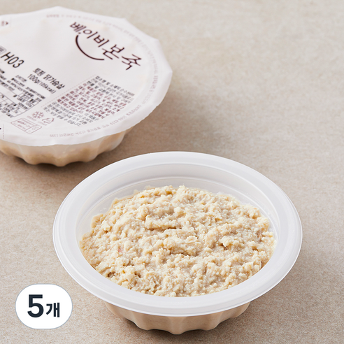 베이비본죽 토핑 닭가슴살, 100g, 5개