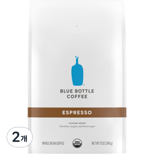 블루보틀 에스프레소 커피원두, 340g, 2개, 홀빈(분쇄안함)