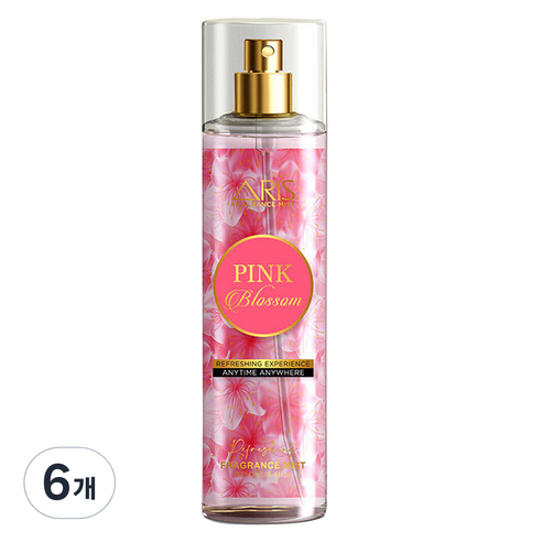 아리스 바디 미스트 핑크 블라썸, 6개, 250ml