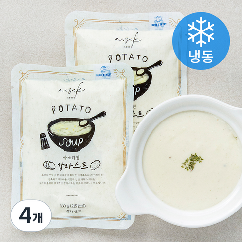 아소키친 감자스프 (냉동), 160g, 4개