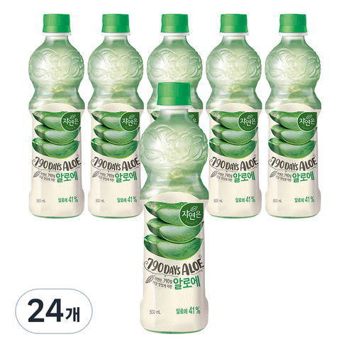 자연은 알로에 주스, 24개, 500ml