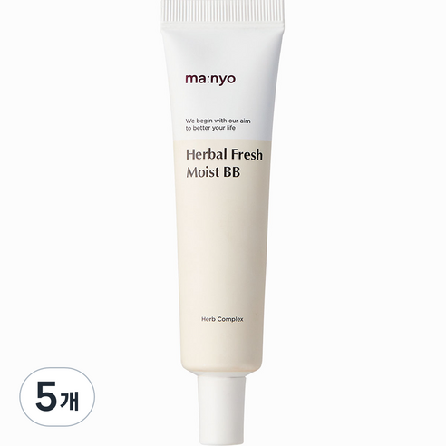 마녀공장 허벌 후레쉬 모이스트 BB크림 SPF29 PA++ 30g, 5개