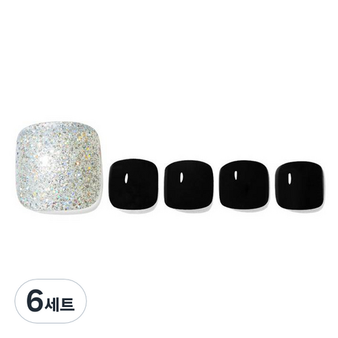 데싱디바 글레이즈 네일스티커 세트, 트와일라잇, 6세트
