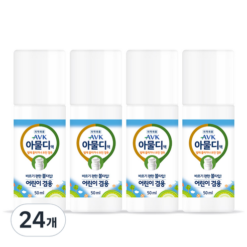 알로에베라 물파스 아물디액 50ml, 24개