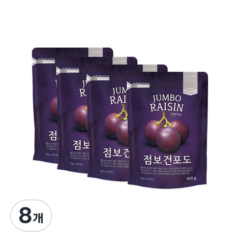 리치팜너트 점보 건포도, 8개, 400g