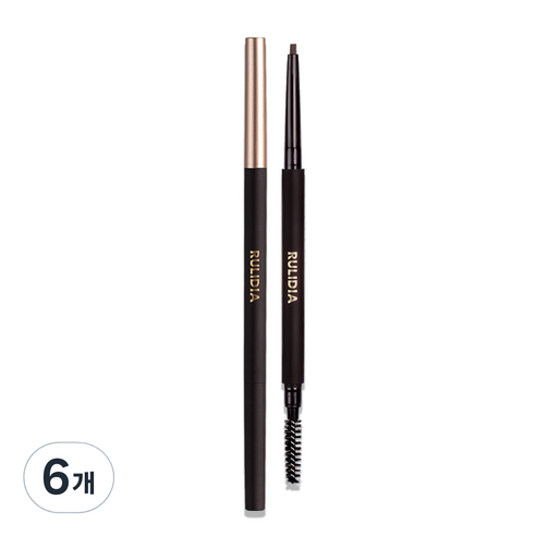 루리디아 이지 디테일 브로우 0.03g, 내추럴 브라운, 6개