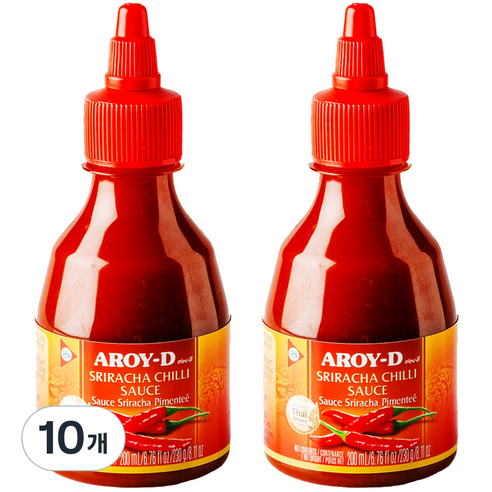 아로이디 스리라차 칠리소스, 230g, 10개