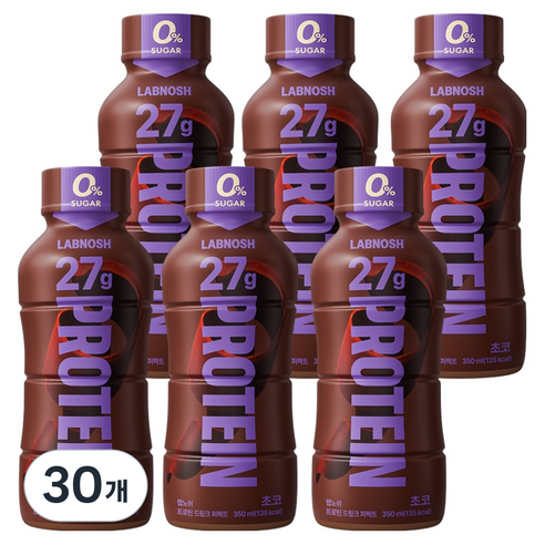 랩노쉬 프로틴 드링크 퍼펙트 초코, 30개, 350ml