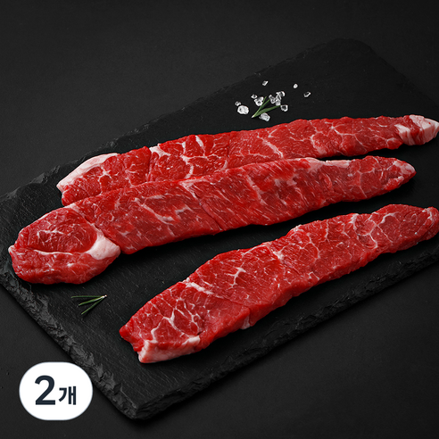 CAB인증 미국산 앵거스 살치살 구이용 (냉장), 300g, 2개