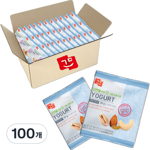국민견과 두번 구운 요거트 혼합견과, 20g, 100개