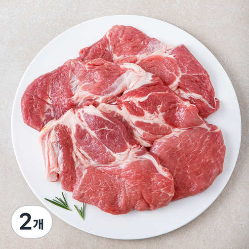 푸드랩플러스 멕시코산 목살 (냉장), 600g, 2개