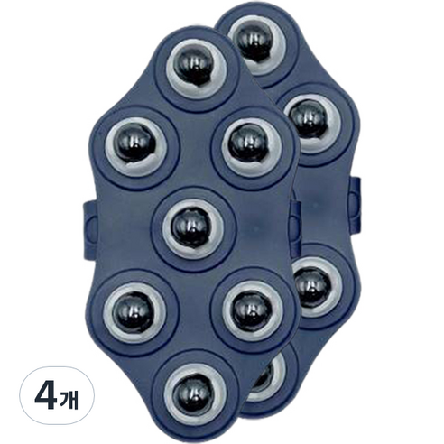 세이브타임 마사지볼 마그네틱 2p, 4개, 그레이