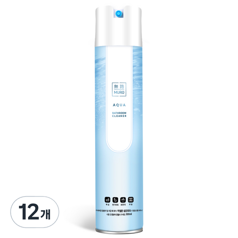 무로 아쿠아 베쓰룸 클리너, 500ml, 12개